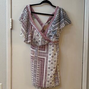 Marciano Elegant Multicolor Patterned Dress